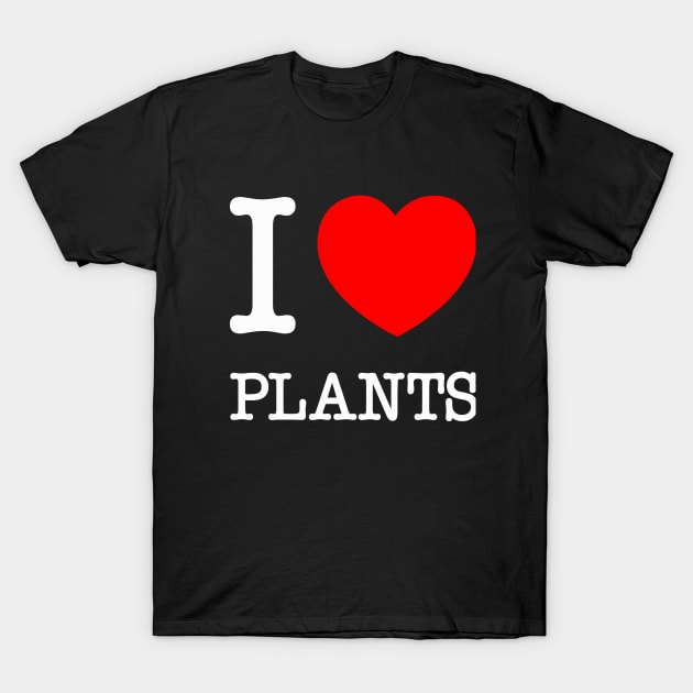 I Love Plants Retro New York Heart T I Love New York Plants T-Shirt by Plant Rad